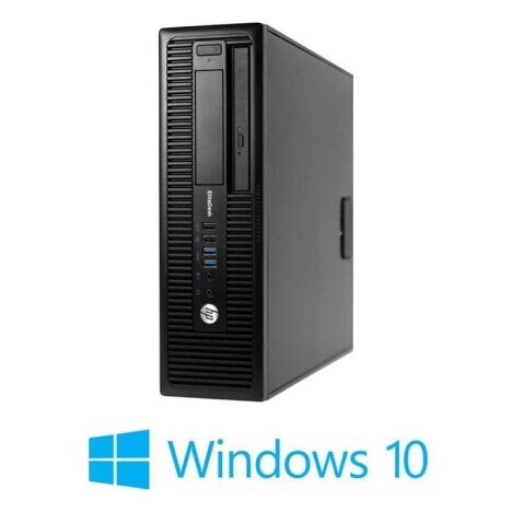 Calculatoare HP EliteDesk 705 G1 SFF, AMD A4-6300B, 8GB, 128GB SSD, Win 10 Home